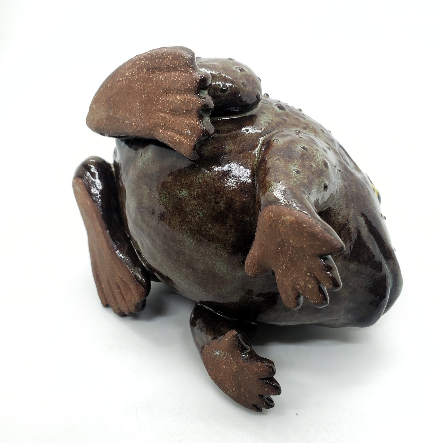 Pipe sculpture - toad king