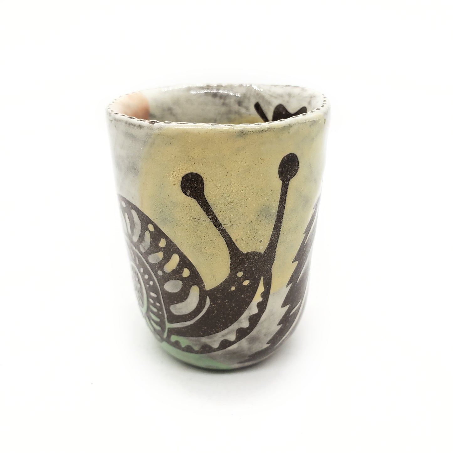 Mini cup - snail and leaves 2 (2 oz)